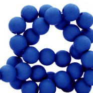 Acryl kralen matt 6mm Royal blue